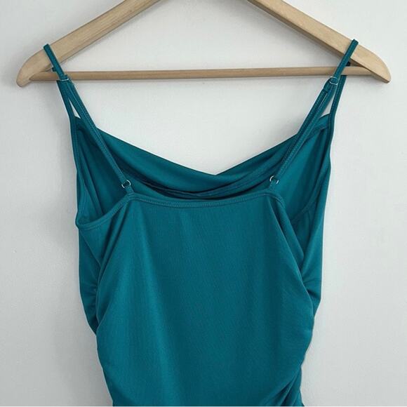 NEW cinq a sept Marta Bodysuit in Blue Jade - Picture 8 of 14